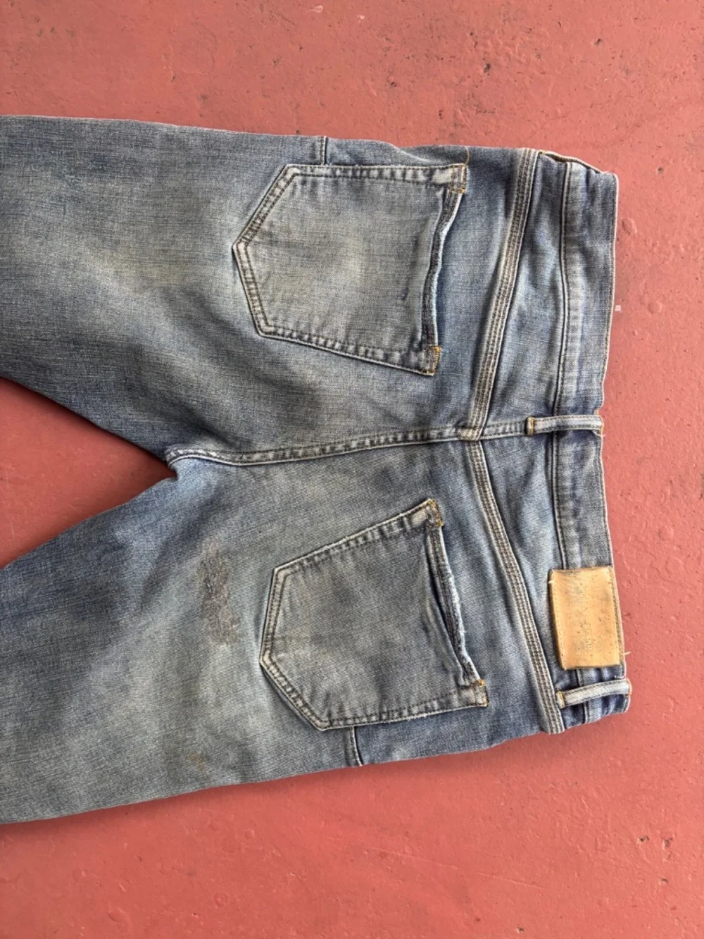 Purple Brand P001‎ Low Rise Slim Jeans Indigo 32 distressed